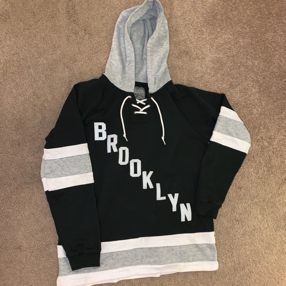 Brooklyn hockey style sweatshirt